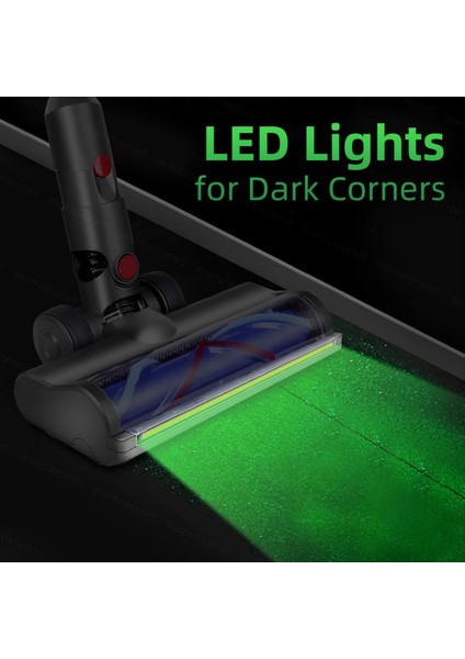 Dyson Kafa Yedek Parçaları Için V12/10 Halılar Için Yeşil LED Işık ile Ince Dijital Ince Temizleme Kafasını Algılayın (Yurt Dışından) modelleri