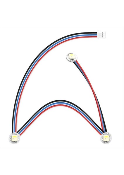 Voron 2 4 Stealthburner Teflon Aşınmaya Dayanıklı Kablo 3D Yazıcı Aksesuarları Için Sıcak Uçlu Rgbw Işık Şeridi (Yurt Dışından)