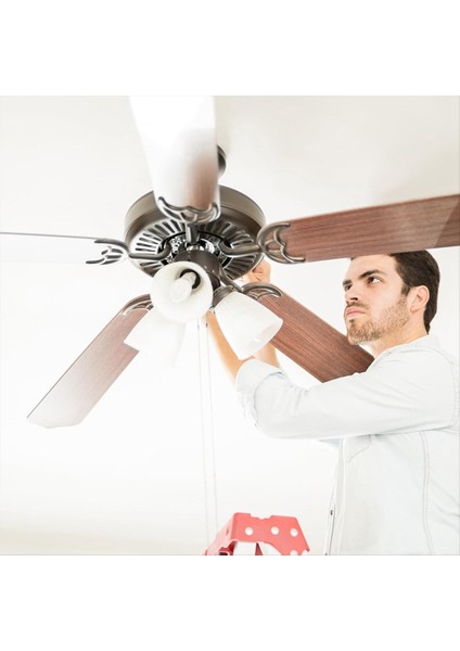 Tavan Vantilatörü Kanatları Kolunun Değiştirilmesi 4 Adet 52 Inç Vantilatör Pervanesi Yedek Parçalar Montaj Braketi Kiti Yeşil Bronz (Yurt Dışından) modelleri