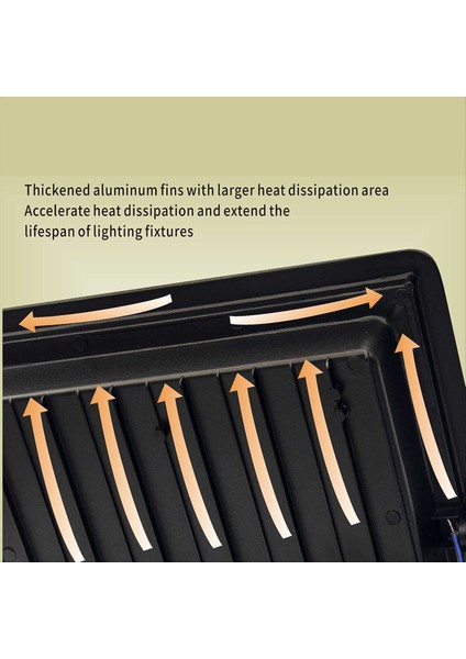 Açık Su Geçirmez Işık Spot Işığı LED Işıkçı AC220 100W Açık Bahçe Sundurma Avlu Lambası 6500K (Yurt Dışından) indirimleri