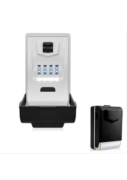 Dışarı Için Anahtar Kilit Kutusu Işık Kadranları Sağlam Su Geçirmez Kombinasyon Anahtar Tutucu Duvar Montajı Anahtar Saklama Kutusu (Yurt Dışından) fiyatları