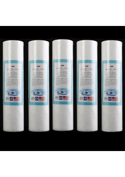 15 Adet Yedek Su Tortu Filtresi (5 Mikrometre) 2 5 Inç x 10 Inç Kartuş (Yurt Dışından) indirimleri