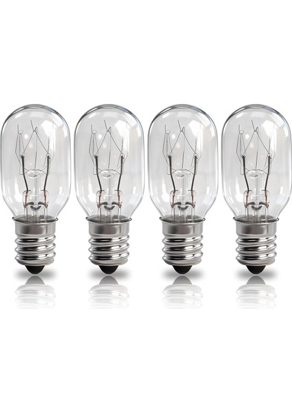 Brother Janome Babylock ile Uyumlu 4&#39 Lü Paket 20W 120V Dikiş Makinesi Ampulleri - E12 Tabanı (Yurt Dışından)