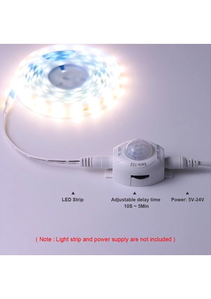 Ayarlanabilir Zamanlayıcı Akıllı Pır Hareket Sensörü Işık Anahtarı Otomatik Hareket Dedektörü DC5-24V Mutfak Için Uygun (Yurt Dışından) fırsatları