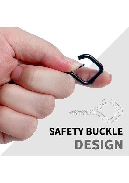 Güvenlik Tokalı Vidalı Kancalar, Açık Telli Işıklar, Bitkiler, Rüzgar Çanları Asmak Için Ağır Hizmet Tipi Tavan Kancaları (Yurt Dışından) fiyatları