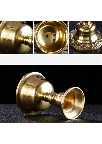 Pirinç Mum Fincan Serisi Budist Tibet Lamba Tutucu Düğün Ziyafet Ana Masa Dekorasyon Pirinç Tereyağı Lambası (Yurt Dışından) indirimleri