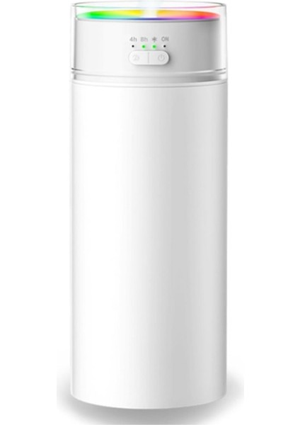 Taşınabilir Nemlendirici 500ML Serin Mist Nemlendiriciler Yatak Odası Araba Seyahat Ofis Hava Nemlendiricileri Renk Değiştiren Işık ile (Yurt Dışından)