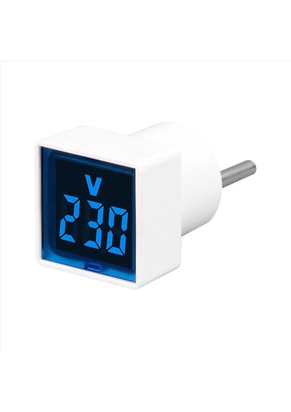 2x Dijital Voltmetre Kare AC220V LED Ekran ve Gösterge Işığı ile Kare Gerilim Test Cihazı Ab Tak Mavi (Yurt Dışından) fiyatları