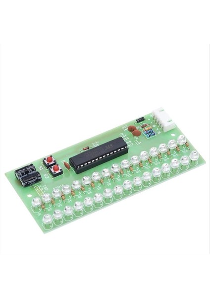 Ayarlanabilir Ekran Deseni LED Vu Metre Seviye Gösterge Amplifikatör Ses 16 Çift Kanallı Lamba Işık Yeşil Dc 8V - 12V (Yurt Dışından)