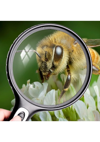 El Tipi LED Büyüteç 3-30X/60X Okuma Yaşlıları ve El Sanatları Için Büyük Işıklı Büyüteç (Yurt Dışından) fırsatları