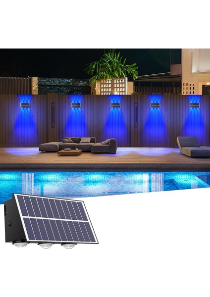 Çit Için Açık Güneş Işığı Işıklar Yukarı ve Aşağı Güneş Duvar Lambaları Su Geçirmez Güneş Dış Işıkları Bahçe Veranda Için Dış Işıklar (Yurt Dışından) modelleri