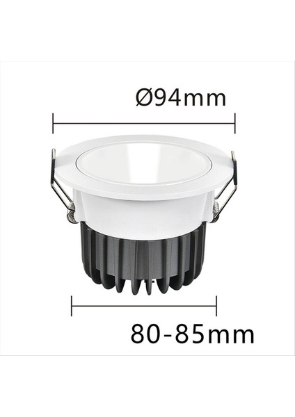 Alüminyum LED Spot Işık 7W LED Spotlight Ampul 110V 220V Gömülü Downlight Tavan Lambası Vitrini Dekoratif Aydınlatma (Yurt Dışından) modelleri