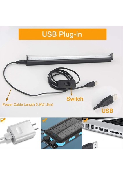 380-400NM Işık LED Uv Lamba T5 Tüp 5 V USB Fişi Ultraviyole Işık LED Sahne Blacklight Uv LED Lamba Parçaları (Yurt Dışından) fırsatları
