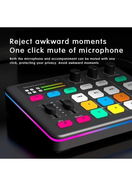 Ses Mikser G1 Tuner Oyun Bilgisayarı Ses Kartı Rgb Aydınlatma Bilgisayar Cep Telefonu Canlı Yayın Kayıt Evrensel A (Yurt Dışından) fiyatları