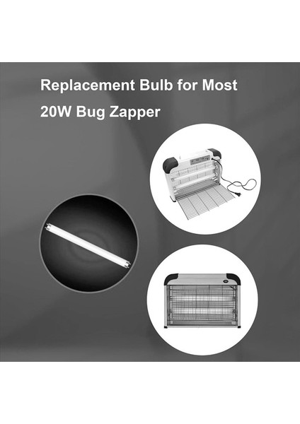12 Paket Fsl Bl T8 F10W Bug Zapper Yedek Ampul 20W Bug Zapper 13 Inç 10 Watt Ampul Spectek Liba Için (Yurt Dışından) modelleri
