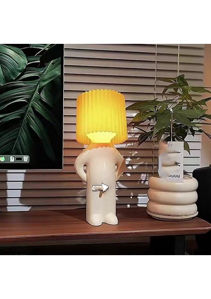 Masa Küçük Kitap Işıkları Küçük Çocuk Gece Işık Utangaç Adam Lamba Çocuklar Için Ev Odası Başucu Masası Dekorasyon Si (Yurt Dışından) fiyatları