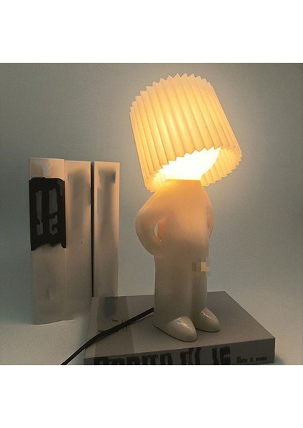 Masa Küçük Kitap Işıkları Küçük Çocuk Gece Işık Utangaç Adam Lamba Çocuklar Için Ev Odası Başucu Masası Dekorasyon Si (Yurt Dışından) modelleri