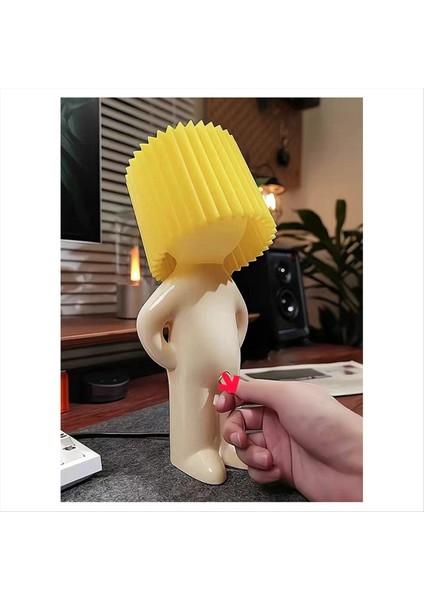 Masa Küçük Kitap Işıkları Küçük Çocuk Gece Işık Utangaç Adam Lamba Çocuklar Için Ev Odası Başucu Masası Dekorasyon Si (Yurt Dışından) indirimleri