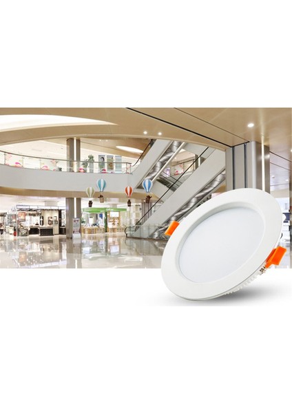 LED Gömme Downlight Yuvarlak Aşağı Lambalar Spot Işığı Iç Mekan Tavan Paneli Aydınlatma AC220V Tokalı Delik Kapağı Paneli (Yurt Dışından) indirimleri