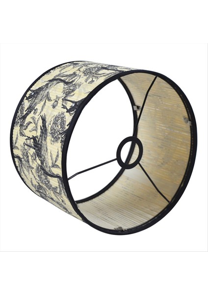 Labchade Parlak Yeşil Bitki Kuş Dekorasyonu Drum Şekilli Abajur Zemin Lambası Için Uygun, Yatak Odasında Masa Lambası B (Yurt Dışından) fırsatları