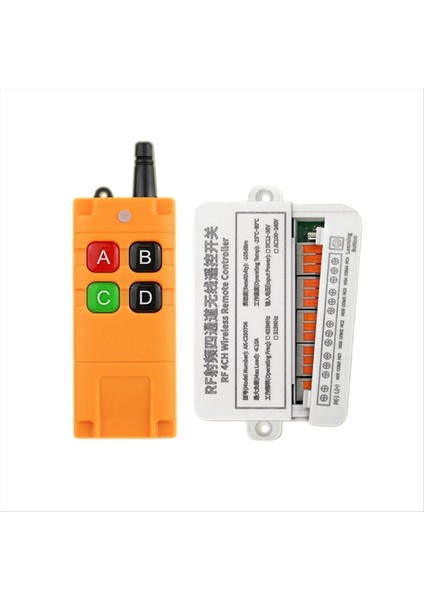 433 Mhz Kablosuz Uzaktan Kumanda Anahtarı Evrensel 4ch Röle Alıcı Modülü Kapısı GARAGEDC12V-36V Rf Radyo Denetleyici B (Yurt Dışından)