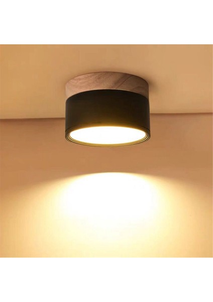 LED Sıva Üstü Tavan Armatür Kapalı Fuaye Oturma Odası Siyah Için Nordic Spot Işık (Yurt Dışından) modelleri