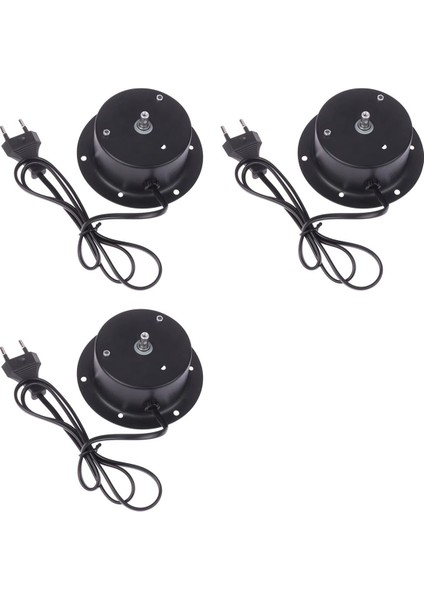 3x 1 5 Rpm Dönen Motor Fişli Asılı Cam Ayna Disko Topu Dj Ktv Parti Işık Ab Tak (Yurt Dışından)