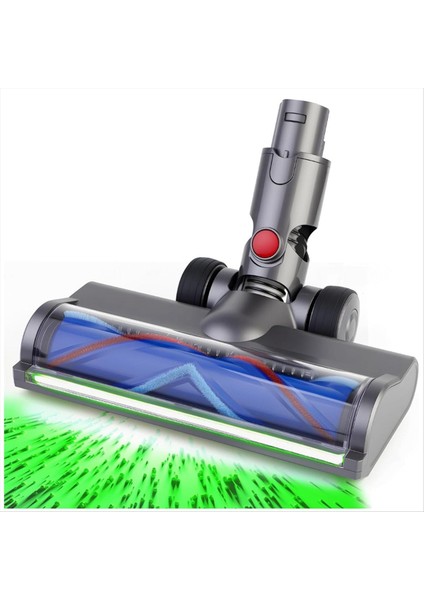 Dyson V6 DC58 DC59 DC61 DC62 DC74 Için Toz Algılama Yedek Fırça Başlığı - LED Yeşil Işık Zemin ve Halı Aparatı (Yurt Dışından)