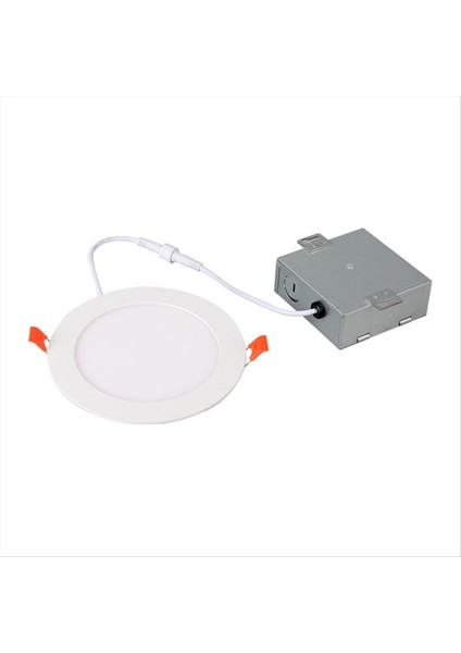 LED Gömme Işık 6500K Gün Işığı Ultra-Ince Canless Downlight Mutfak Oturma Odası Koridor Ofis Için Bağlantı Kutusu ile (Yurt Dışından)