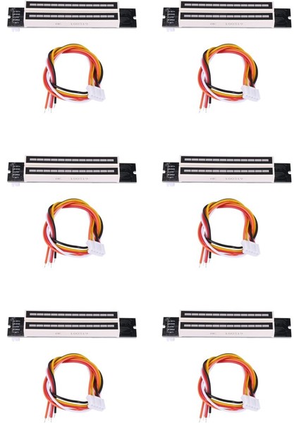6x Çift 12 Müzik Seviyesi Göstergesi LED Spektrum Vu Metre Amplifikatör Lambaları Işık Hızı Ayarlanabilir Kurulu Dc 7-12 V (Finis) (Yurt Dışından)