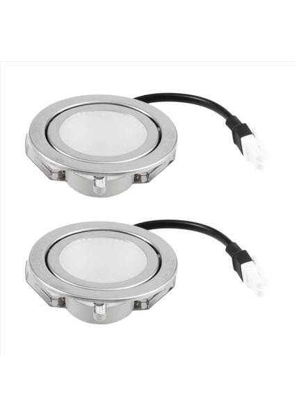 4 Adet Paslanmaz Çelik Davlumbaz LED Ampuller Dc 12 V Mutfak Parçaları Için Yedek Gümüş (Yurt Dışından) modelleri