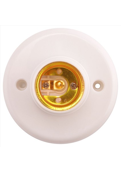 8x E27 Yuvarlak Plastik Taban Vidalı Ampul Lamba Soket Tutucu Beyaz (Yurt Dışından) indirimleri