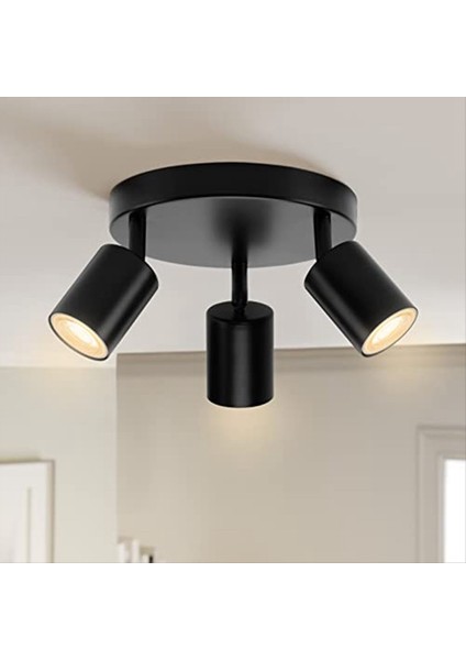 Spot Işığı Kapalı Tavan Oturma Odası Için Işık Fikstürleri Yatak Odası Yatak Odası Koridor Floş Montaj Yönlü Aydınlatma Siyah (Yurt Dışından) modelleri