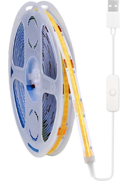 USB 5V Cob LED Şerit Işığı Dolap ve Dolap Için Esnek Aydınlatma (Yurt Dışından)