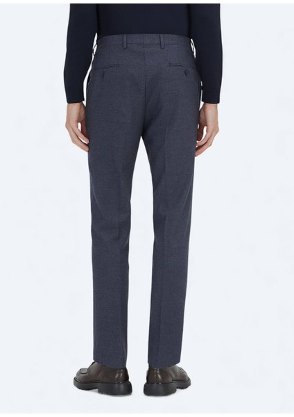 Açık Lacivert Düz Dokuma Fitted Fit Klasik Pantolon fırsatları