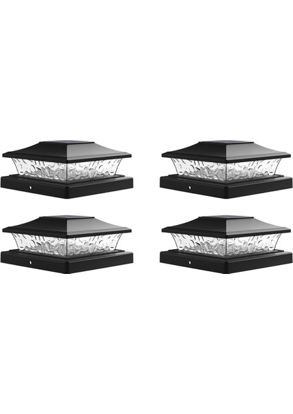 Güneş Mesaj Başlığı Işıkları Açık Güverte Çit Sonrası Işık 5 5x5 5 3 5x3 5 Ahşap Vinil Mesajlar Veranda Bahçe Dekor 4 Paket (Yurt Dışından)