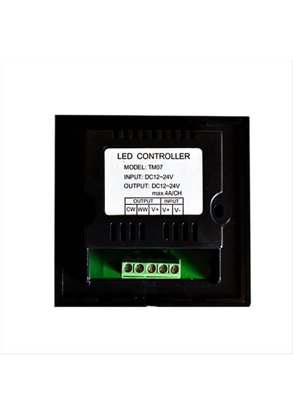 86 Panel LED Çift Renk Sıcaklığı Işığı Şeridi Için Uygun Dokunlu Çift Renk Denetleyicisi DC12-24V Dimmer (Yurt Dışından) fiyatları