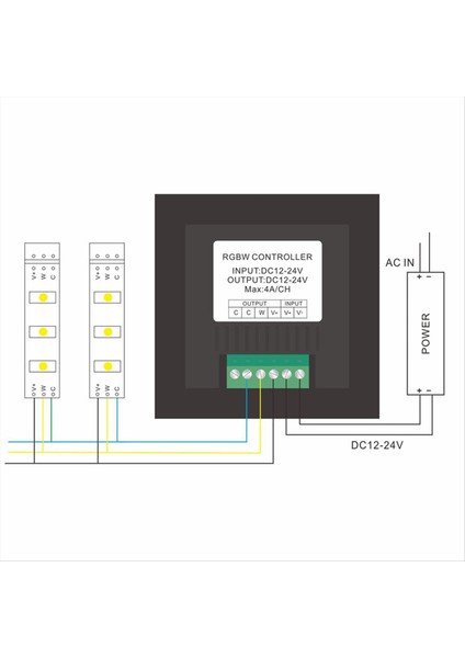 86 Panel LED Çift Renk Sıcaklığı Işığı Şeridi Için Uygun Dokunlu Çift Renk Denetleyicisi DC12-24V Dimmer (Yurt Dışından) fırsatları