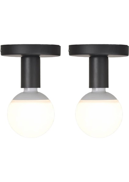 E27 Lamba Tutucu Minimalist Koridor Işık Retro Endüstriyel Tavan Lambası Tabanı Dolap Yatak Odası Işık Aydınlatma Armatürleri (Yurt Dışından)