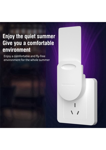 2x Sivrisinek Tuzakları Ev Kapalı Plug-In Sinek Böcek Tuzağı Olmayan Zapper Tuzakları Meyve Sineği Uçan Böcek Abd Plug (Yurt Dışından) indirimleri