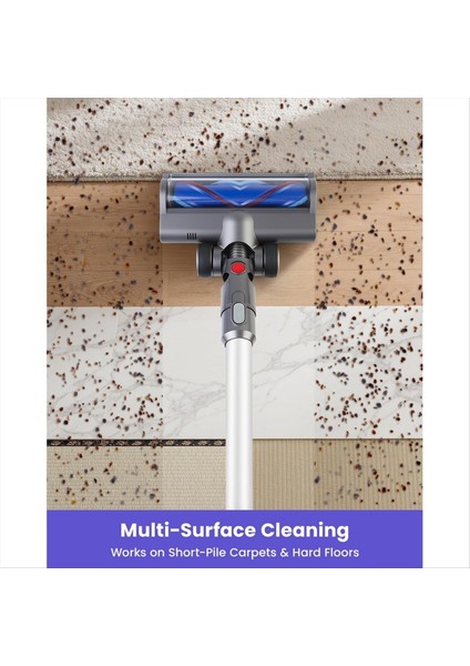 Dyson V6 DC58 DC59 DC61 DC62 DC74 Için Toz Algılama Yedek Fırça Başlığı - LED Yeşil Işık Zemin ve Halı Aparatı (Yurt Dışından) indirimleri