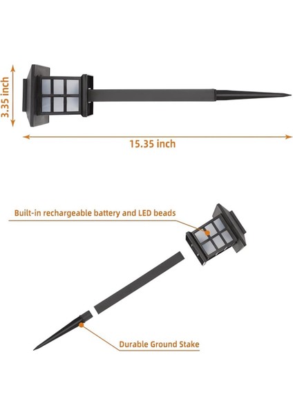 Yard Bahçe Çim Geçit Driveway C Için Güneş Işıkları Için 16PCS Güneş Bahçe Işıkları Güneş Peyzaj Işıkları (Yurt Dışından) fırsatları