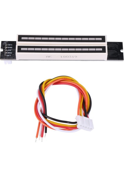 6x Çift 12 Müzik Seviyesi Göstergesi LED Spektrum Vu Metre Amplifikatör Lambaları Işık Hızı Ayarlanabilir Kurulu Dc 7-12 V (Finis) (Yurt Dışından) fiyatları