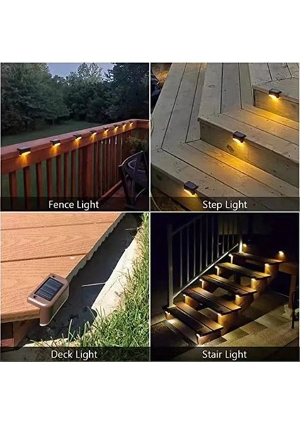 16 Adet Güneş Açık Güverte Işıkları Ticari Sokak LED Adım Işıkları Balkonlar Için Teraslar Merdivenler Çit Şeritleri (Yurt Dışından) fırsatları