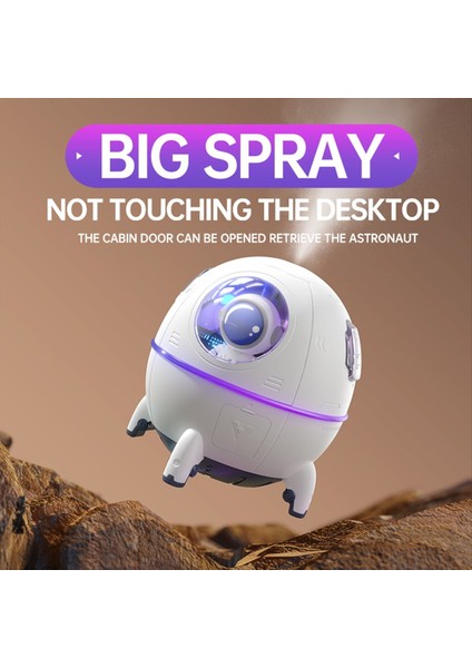 LED Işıklı ve Aroma Difüzörlü Taşınabilir Astronot Nemlendirici - Temiz ve Nemli Hava Için USB ile Güçlendirilir (Yurt Dışından) indirimleri