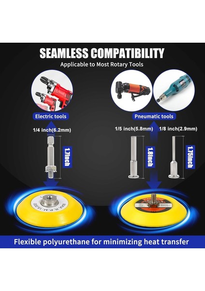 133 Pcs Zımparalama Disk Matkap Pilising Kiti Zımparalama Ek, 3 Inç Islak Kuru Far Restorasyon Kiti, Araba Ahşap Metal Için (Yurt Dışından) fiyatları