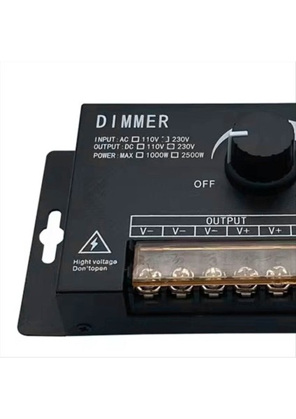 AC220V 2500W LED Anahtarı 0-100% Kademesiz Dimmer Tek Renkli LED Şerit Işık Parlaklık Ayarı Kontrol Cihazı (Yurt Dışından) fiyatları