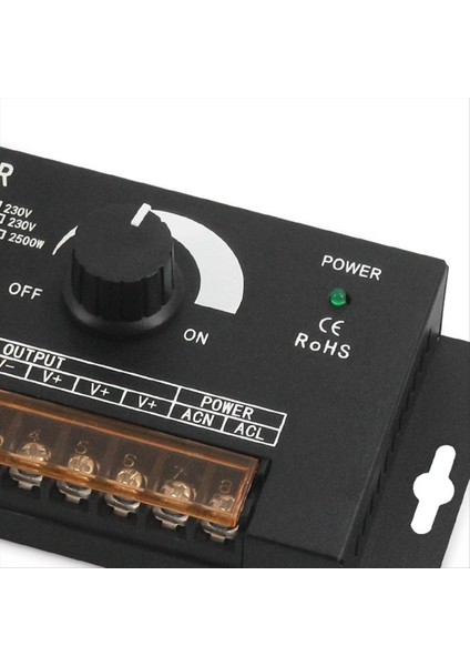 AC220V 2500W LED Anahtarı 0-100% Kademesiz Dimmer Tek Renkli LED Şerit Işık Parlaklık Ayarı Kontrol Cihazı (Yurt Dışından) modelleri