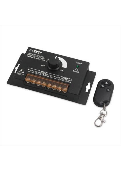 AC220V 2500W LED Anahtarı 0-100% Kademesiz Dimmer Tek Renkli LED Şerit Işık Parlaklık Ayarı Kontrol Cihazı (Yurt Dışından) fırsatları