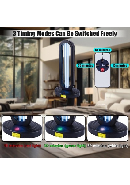 Katlanır 110V Ultraviyole Işık Uzaktan Kumanda Uvc Işık Abd Ev Dezenfeksiyon Cihazı (Yurt Dışından) modelleri